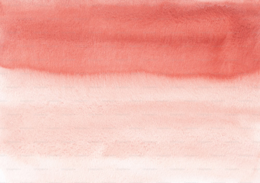 a watercolor painting of a red and white sky