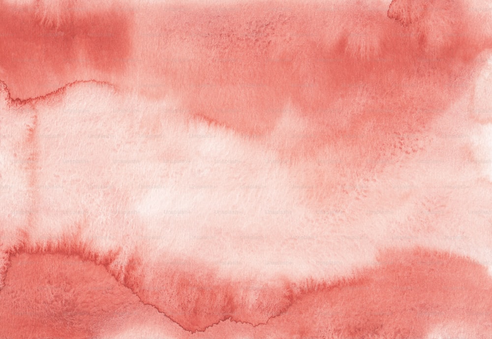 a painting of a pink and white background