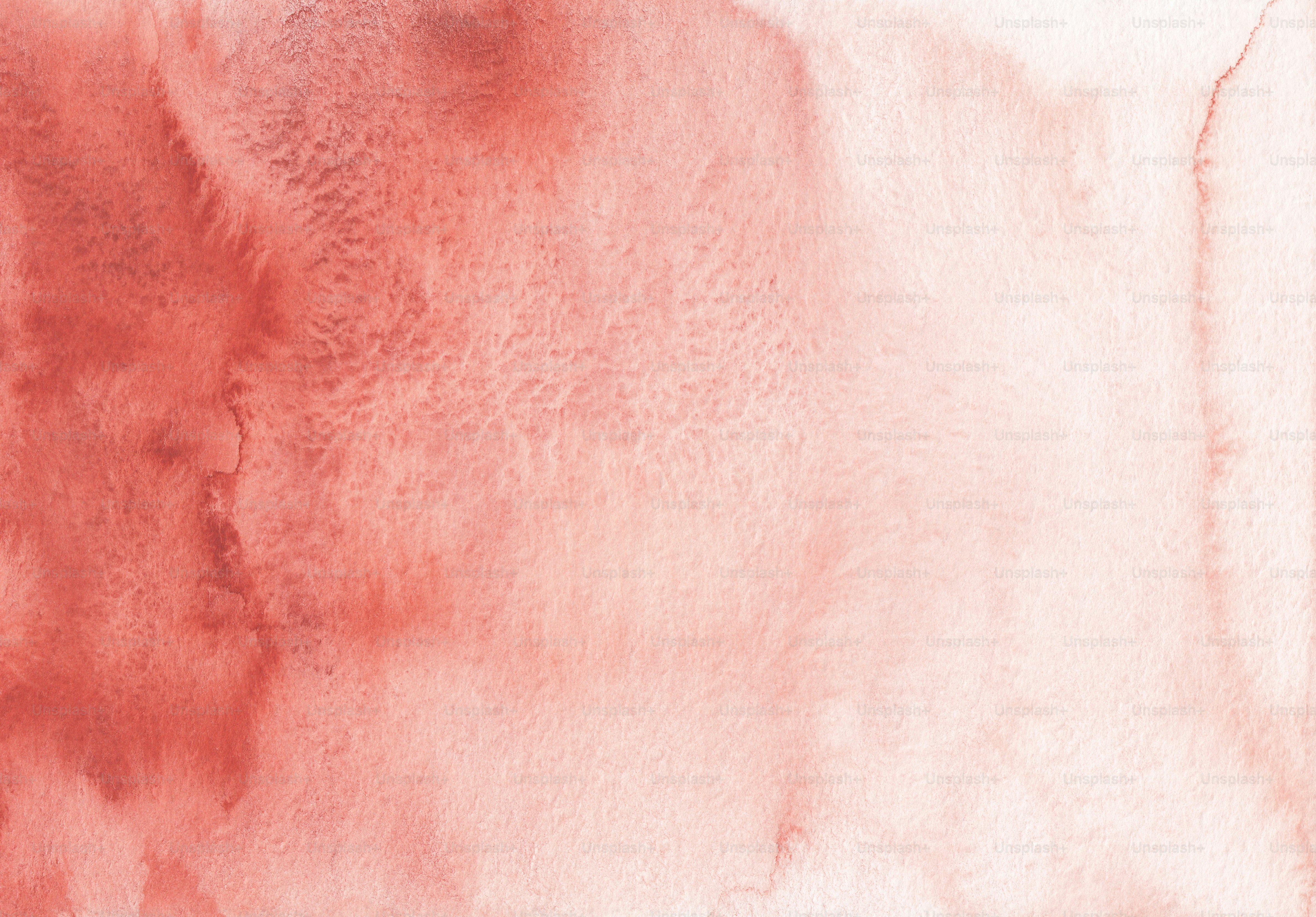a watercolor painting of a red and white background