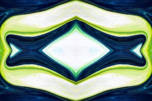an abstract image of a blue and yellow design