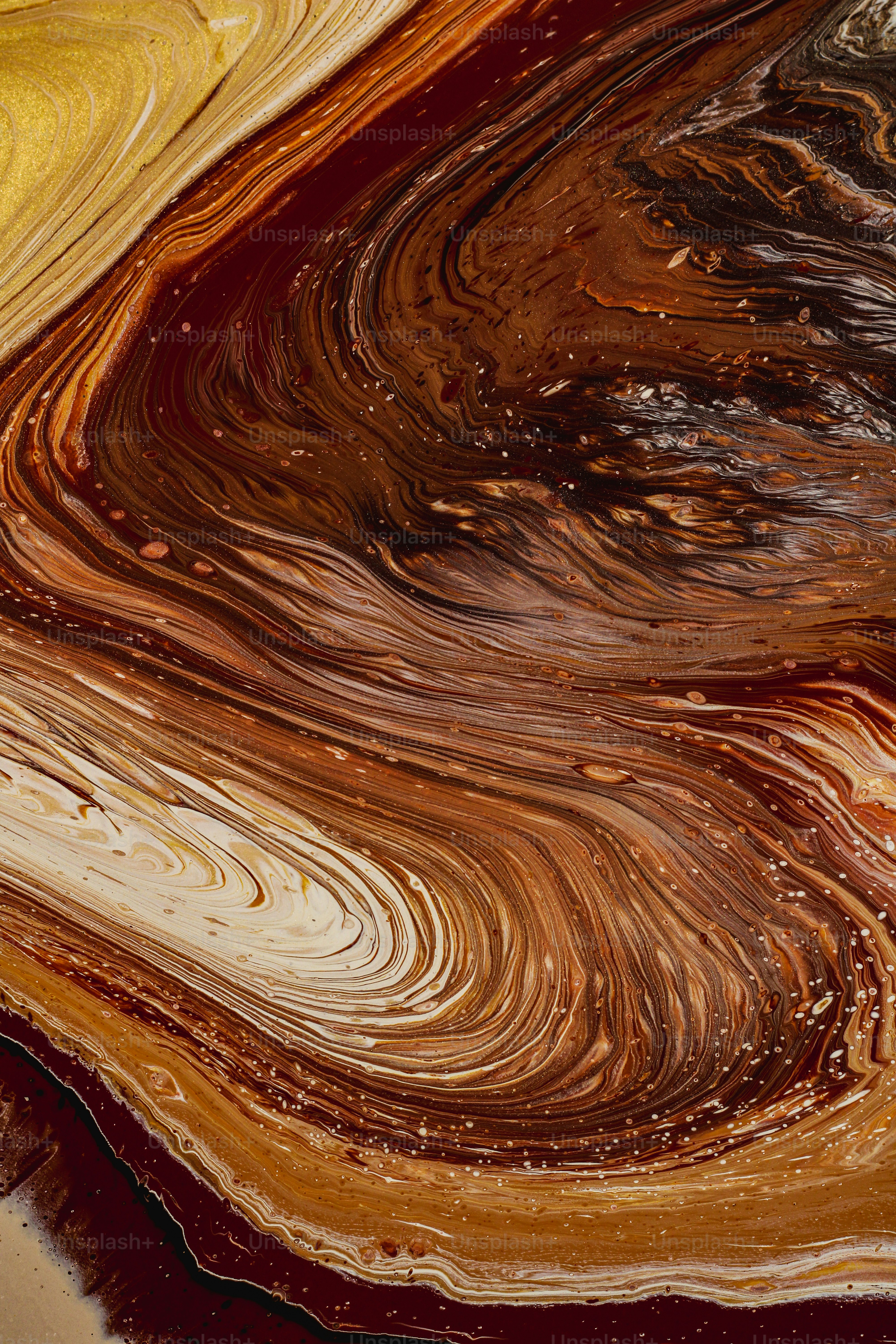 a close up of a table with different colors on it