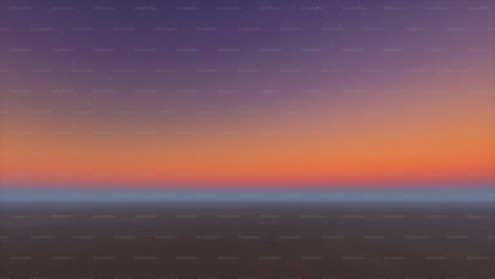 Una vista del cielo notturno da un aereo