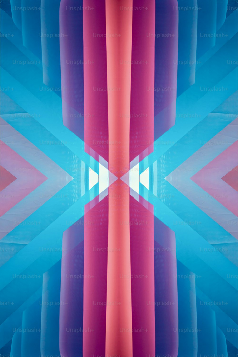 an abstract image of a blue and pink background