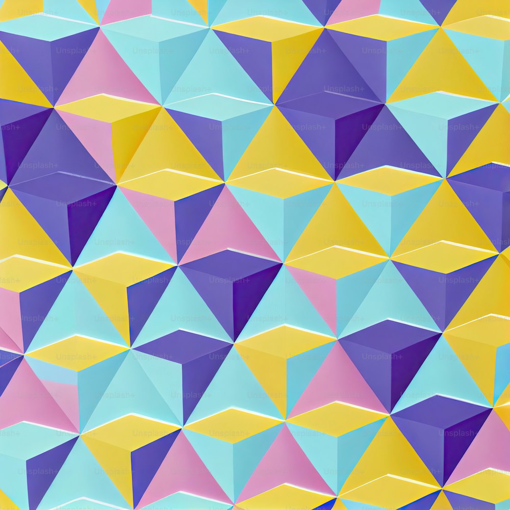 a colorful background with a lot of different shapes