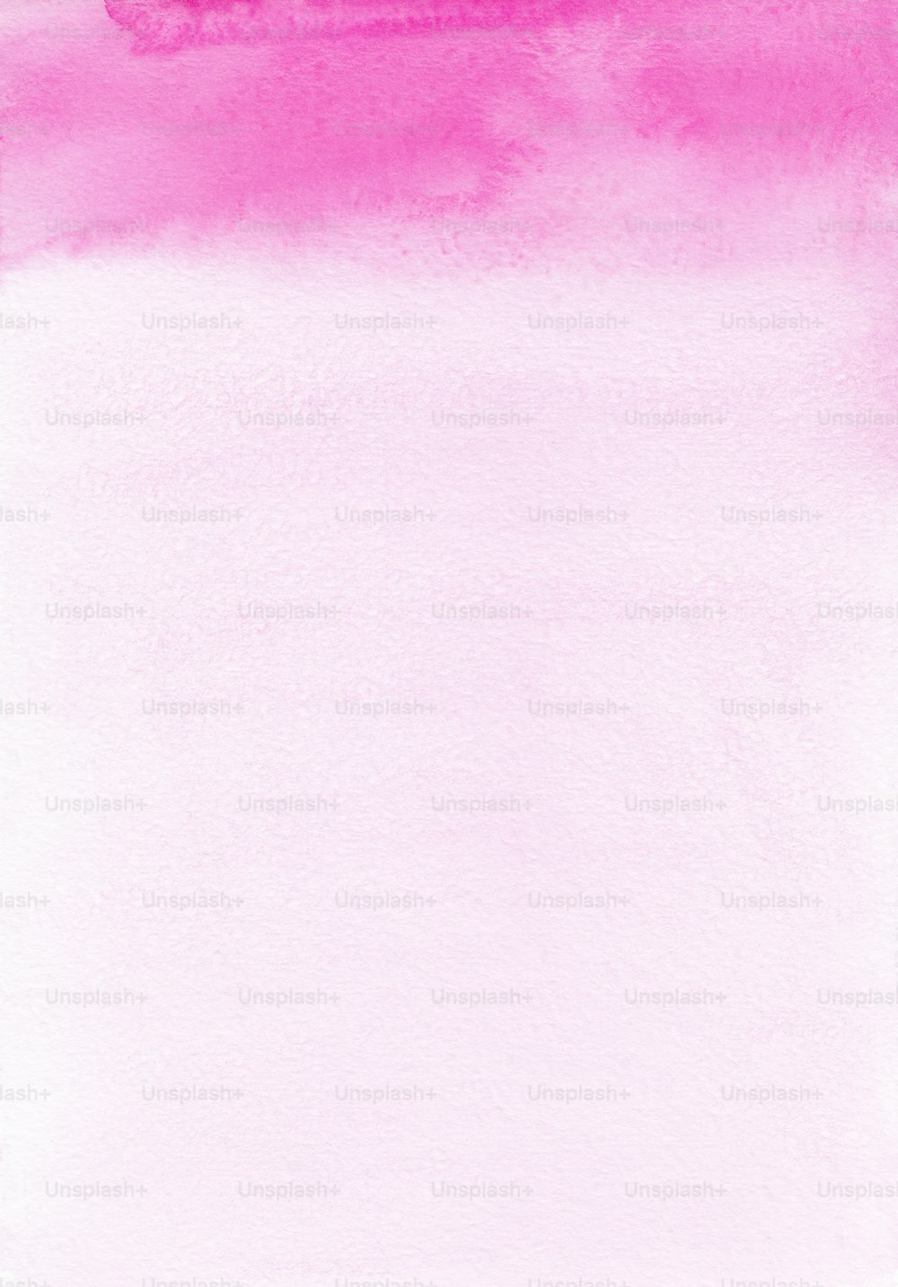 ピンクの空の水彩画