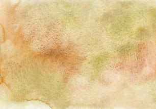 a watercolor painting of a green and yellow background