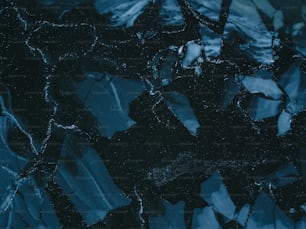 a close up of a bunch of broken glass