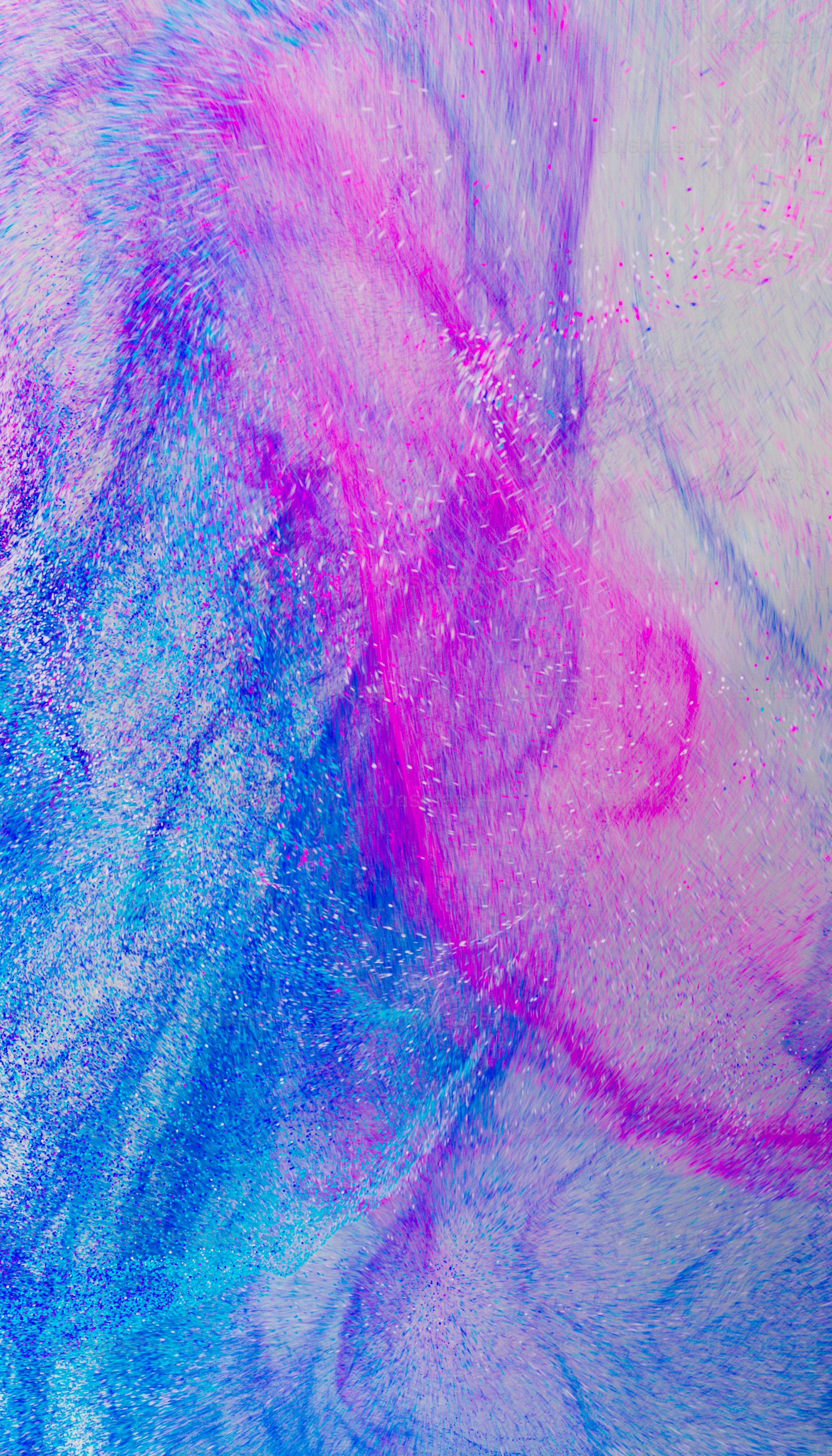 A blue, pink and white abstract painting photo – Abstract Image on Unsplash