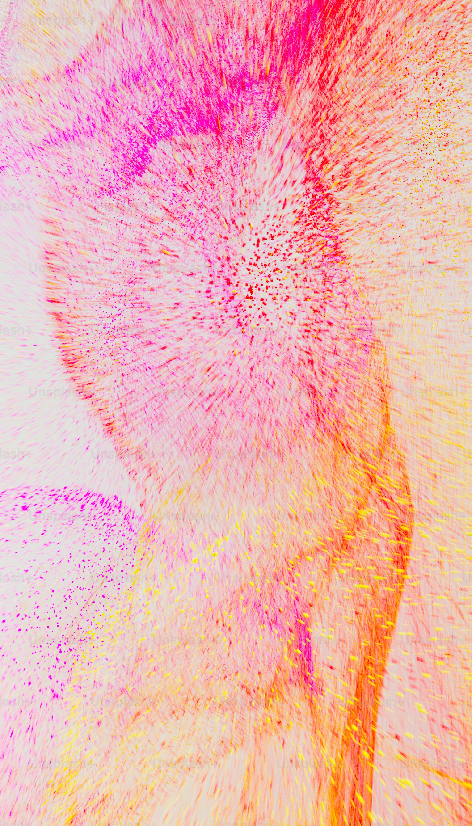 an abstract painting of a woman's face