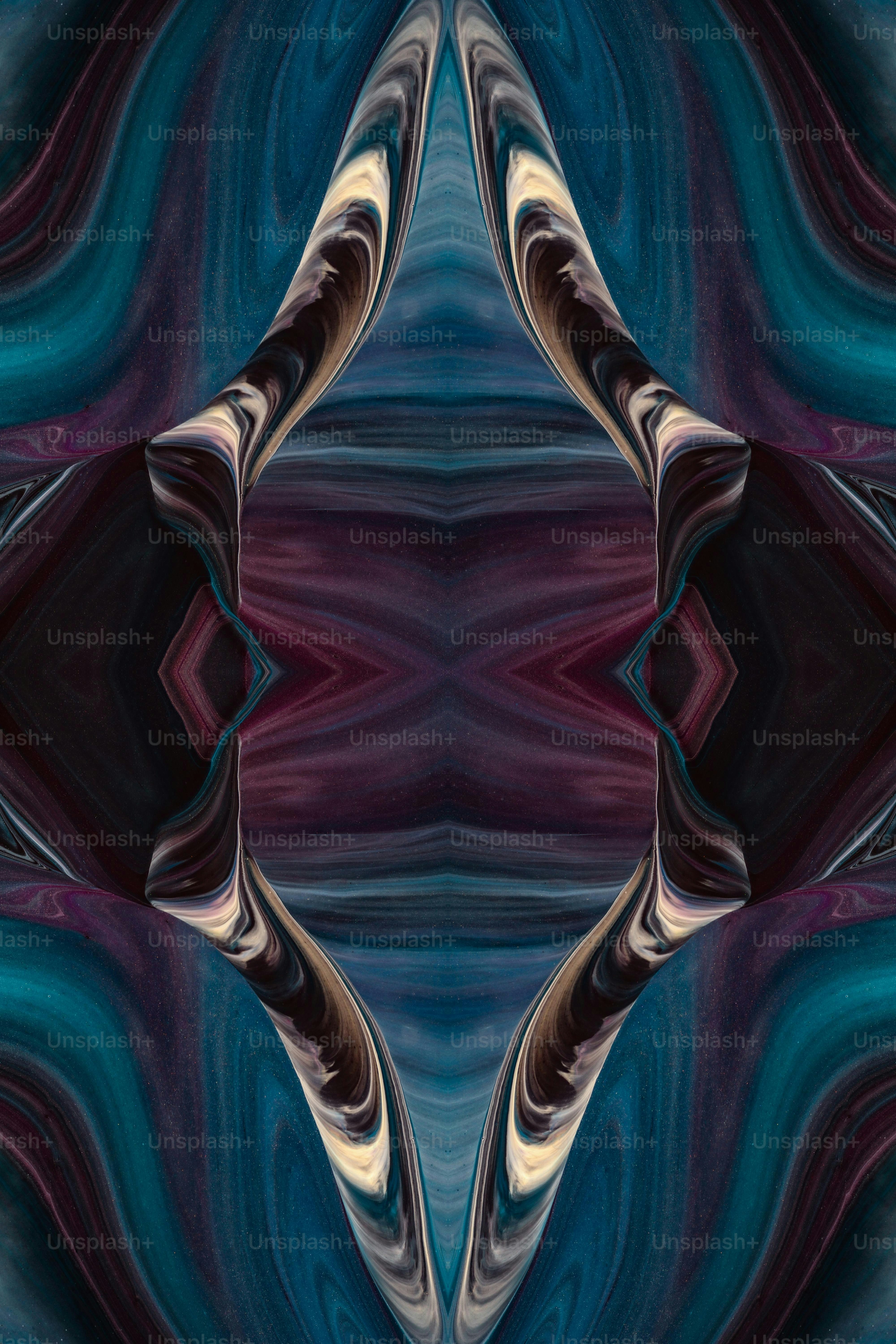 ein computergeneriertes Bild eines abstrakten Designs