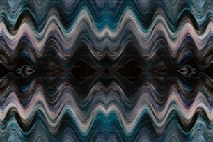 un'immagine generata al computer di un motivo ondulato