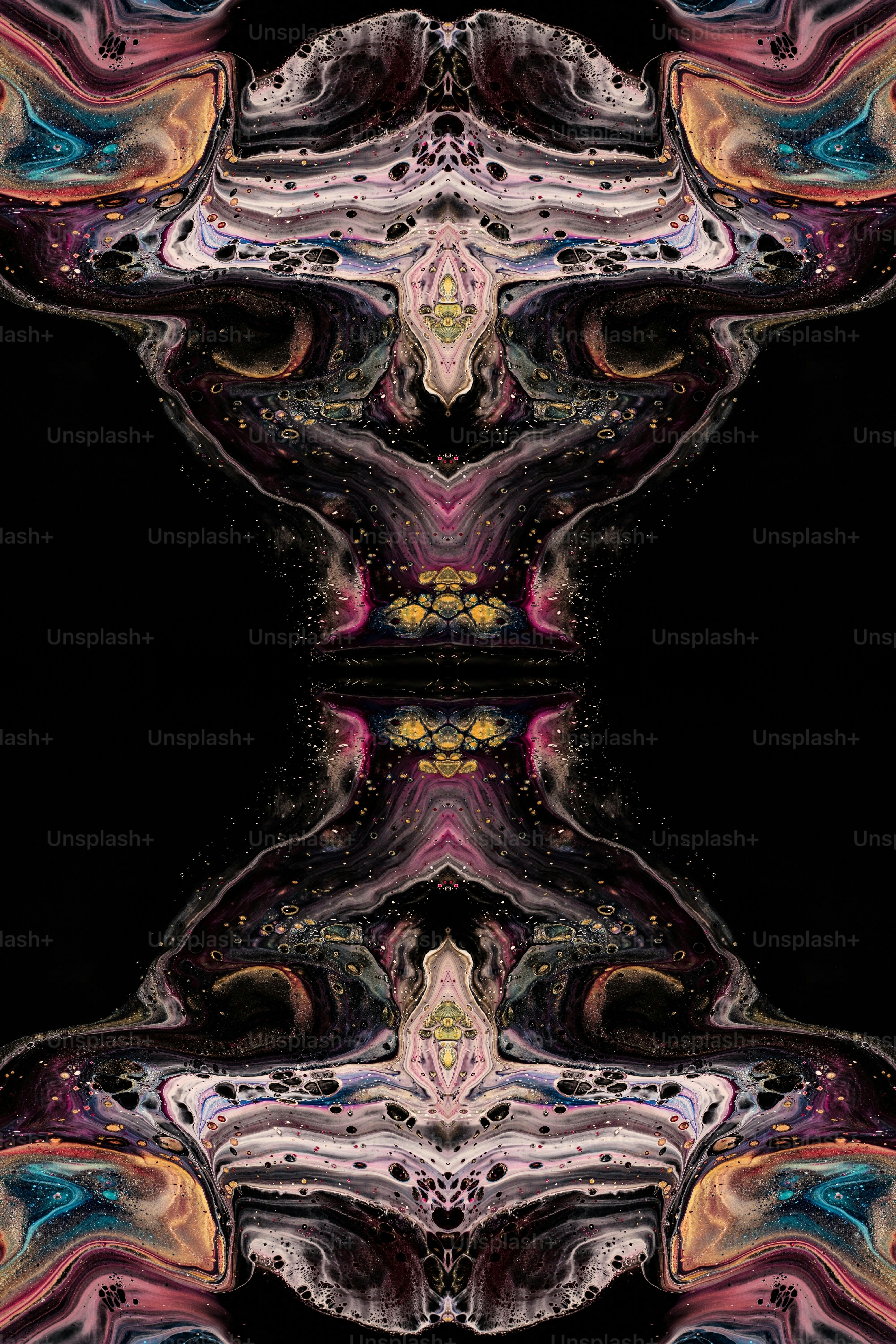 Una imagen abstracta de un fondo negro