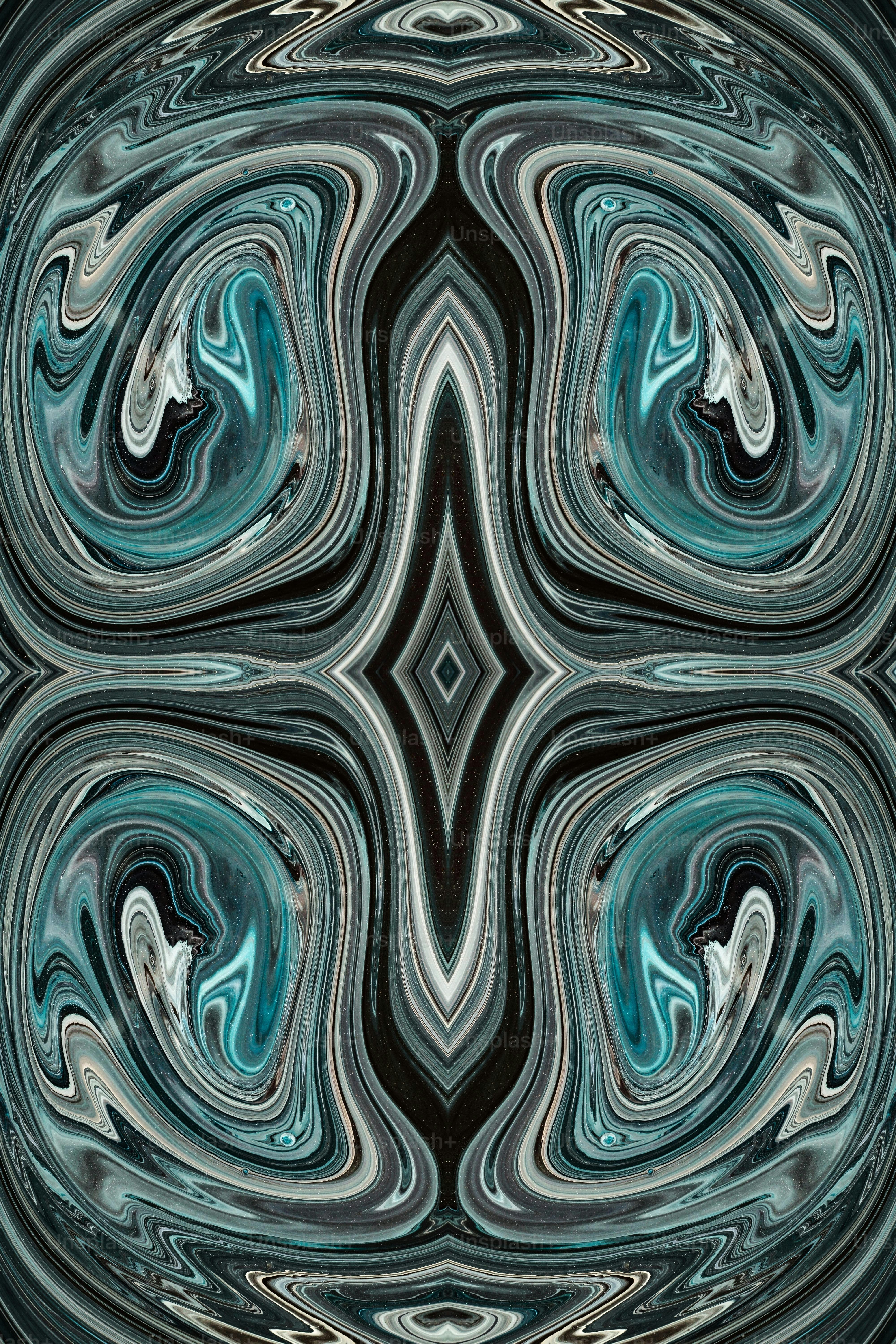 Una imagen abstracta de un fondo azul y negro