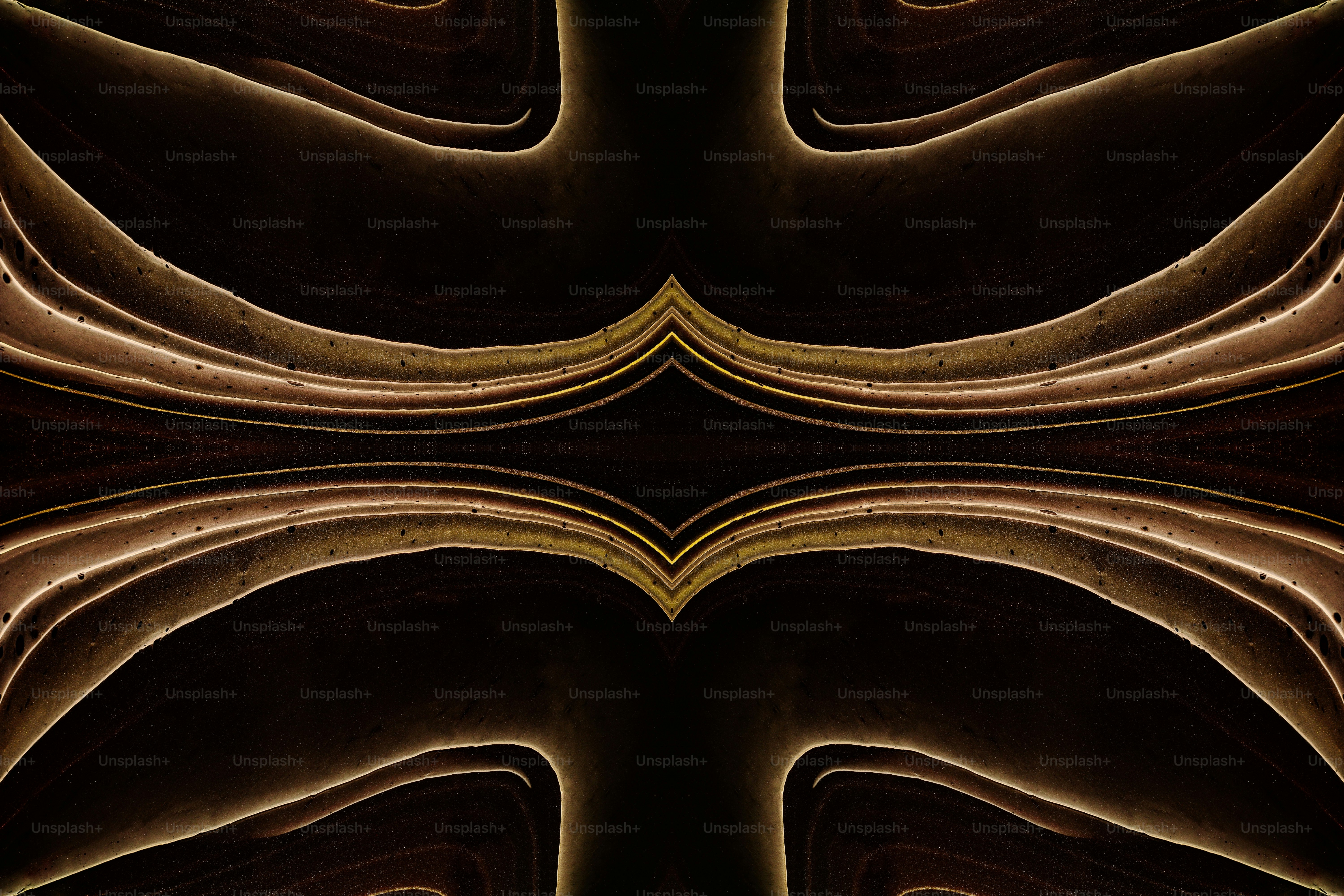 a close up of a pattern made up of curves