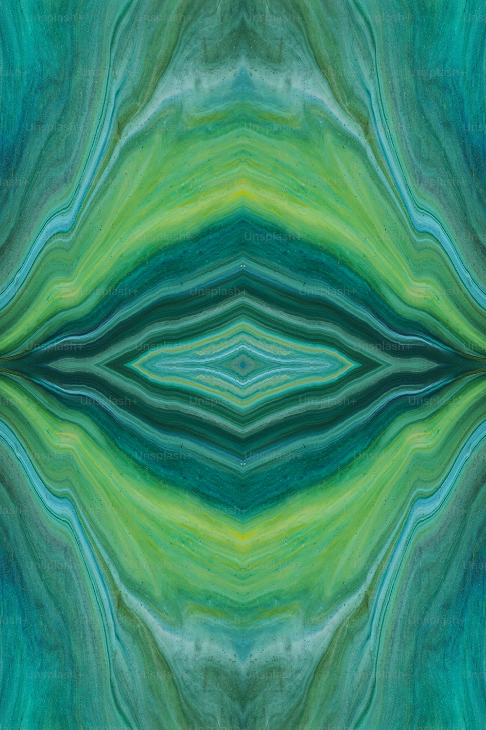 Un fond vert et bleu avec des lignes ondulées