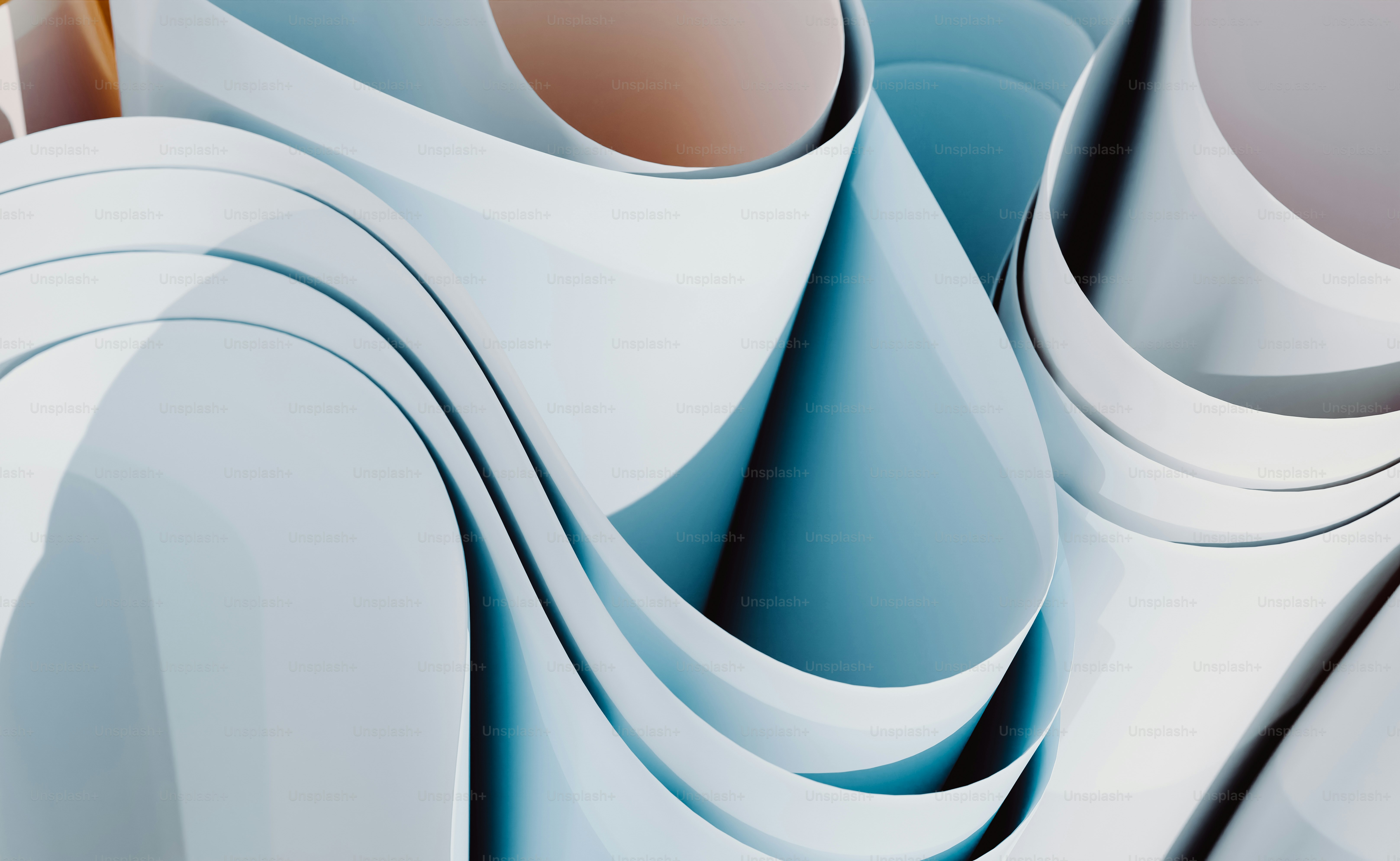 a stack of white paper stacked on top of each other