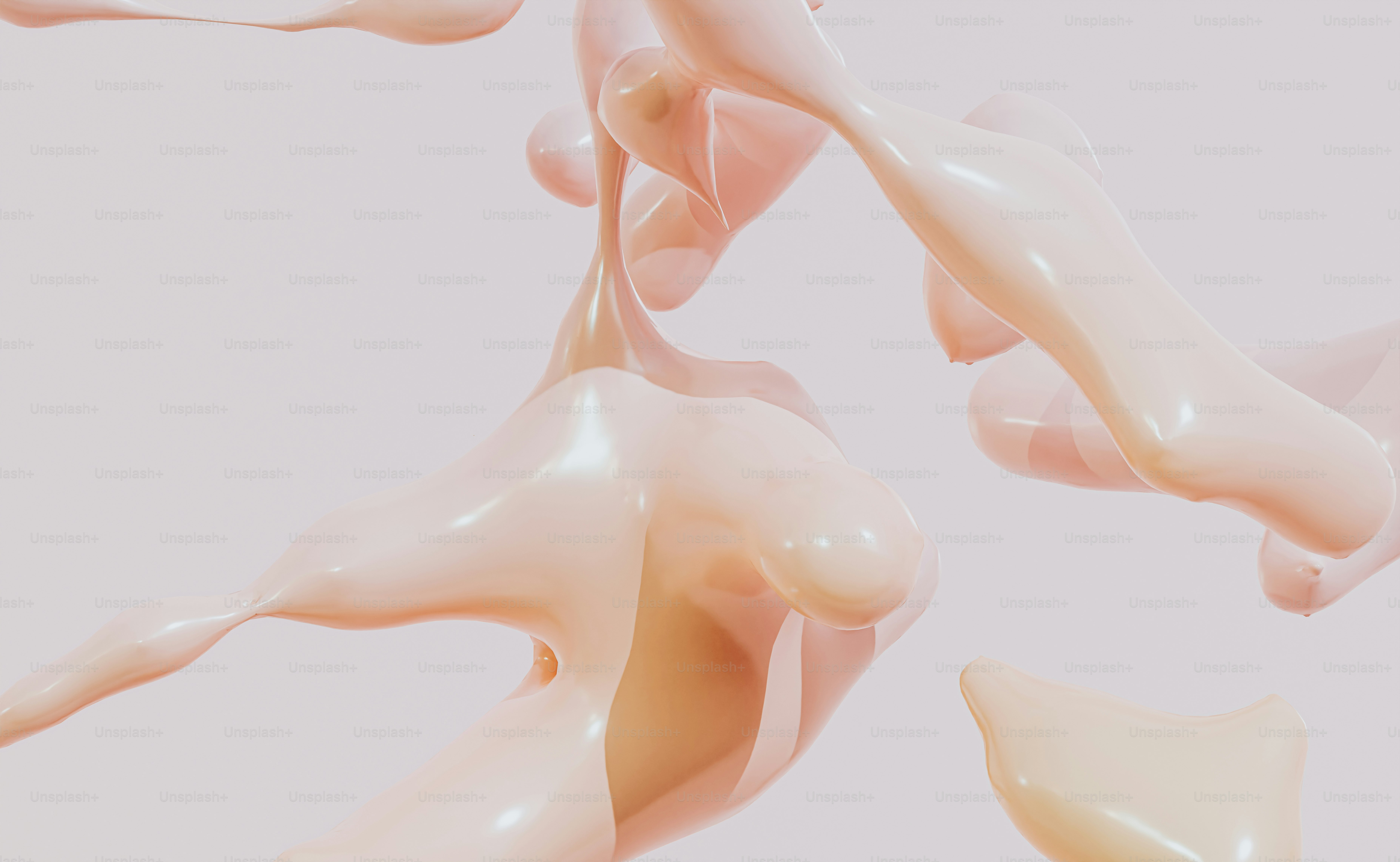 a group of nude women floating in the air