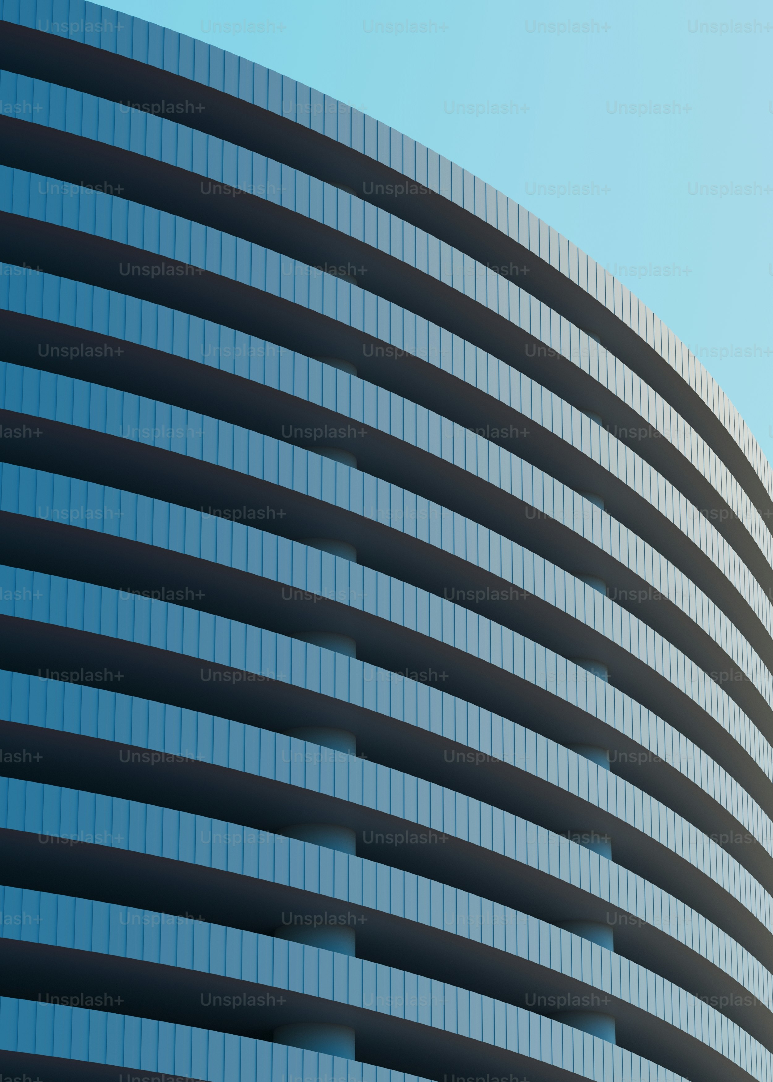 a very tall building with lots of windows