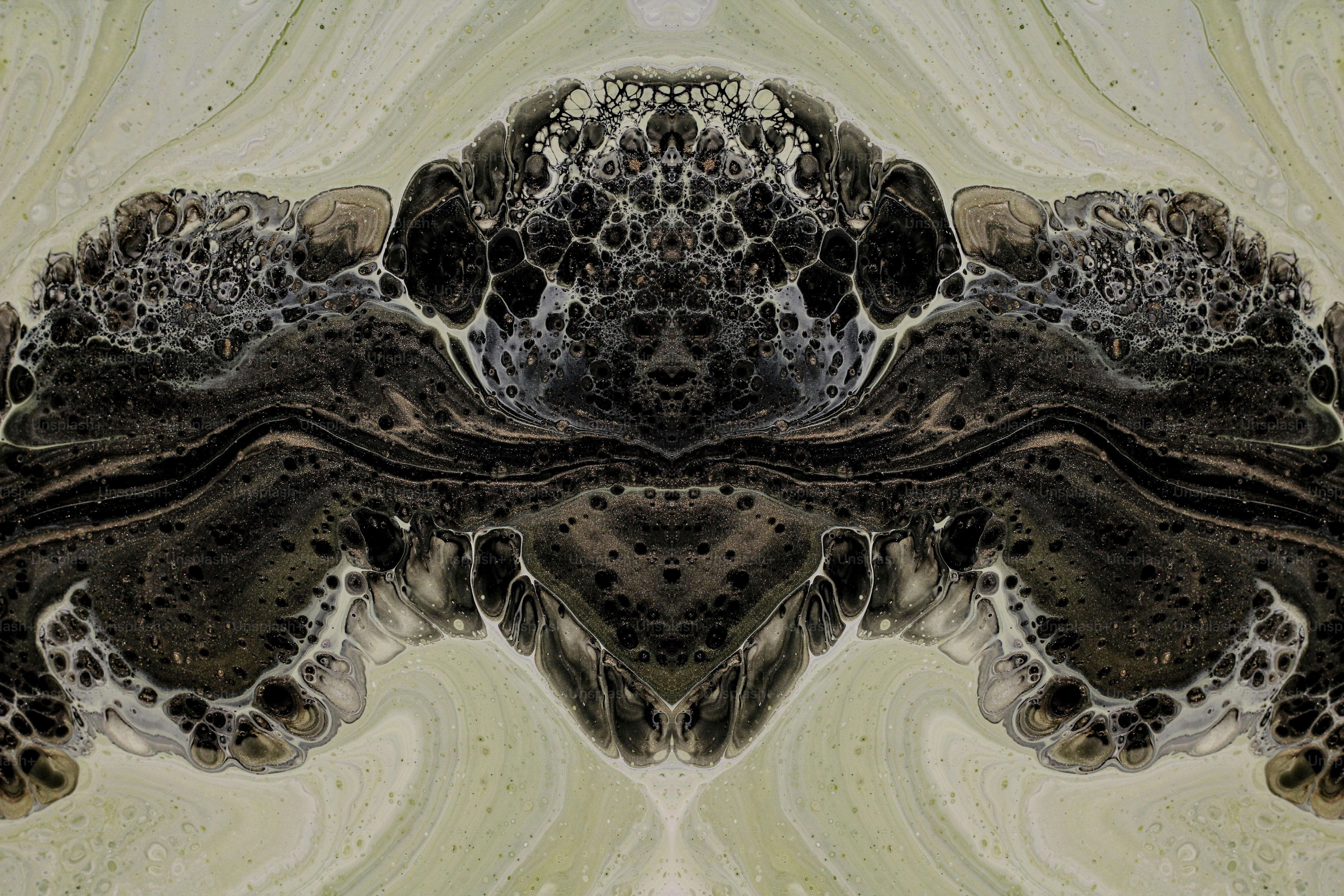 Una imagen abstracta de un patrón en blanco y negro