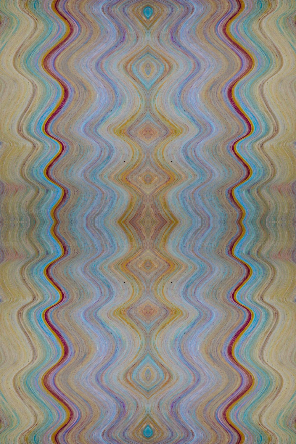 um fundo multicolorido com linhas onduladas