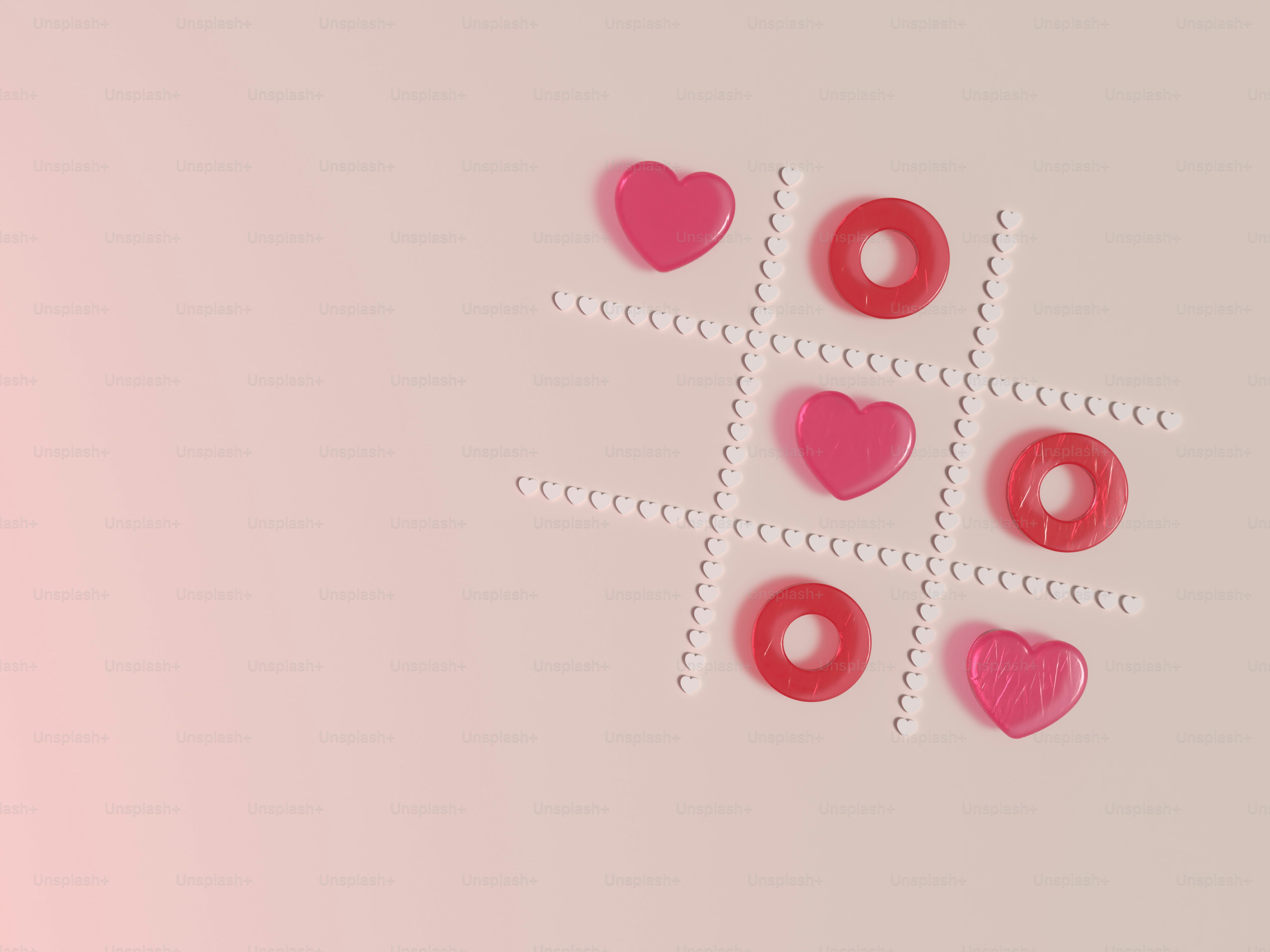 a couple of doughnuts sitting on top of a table