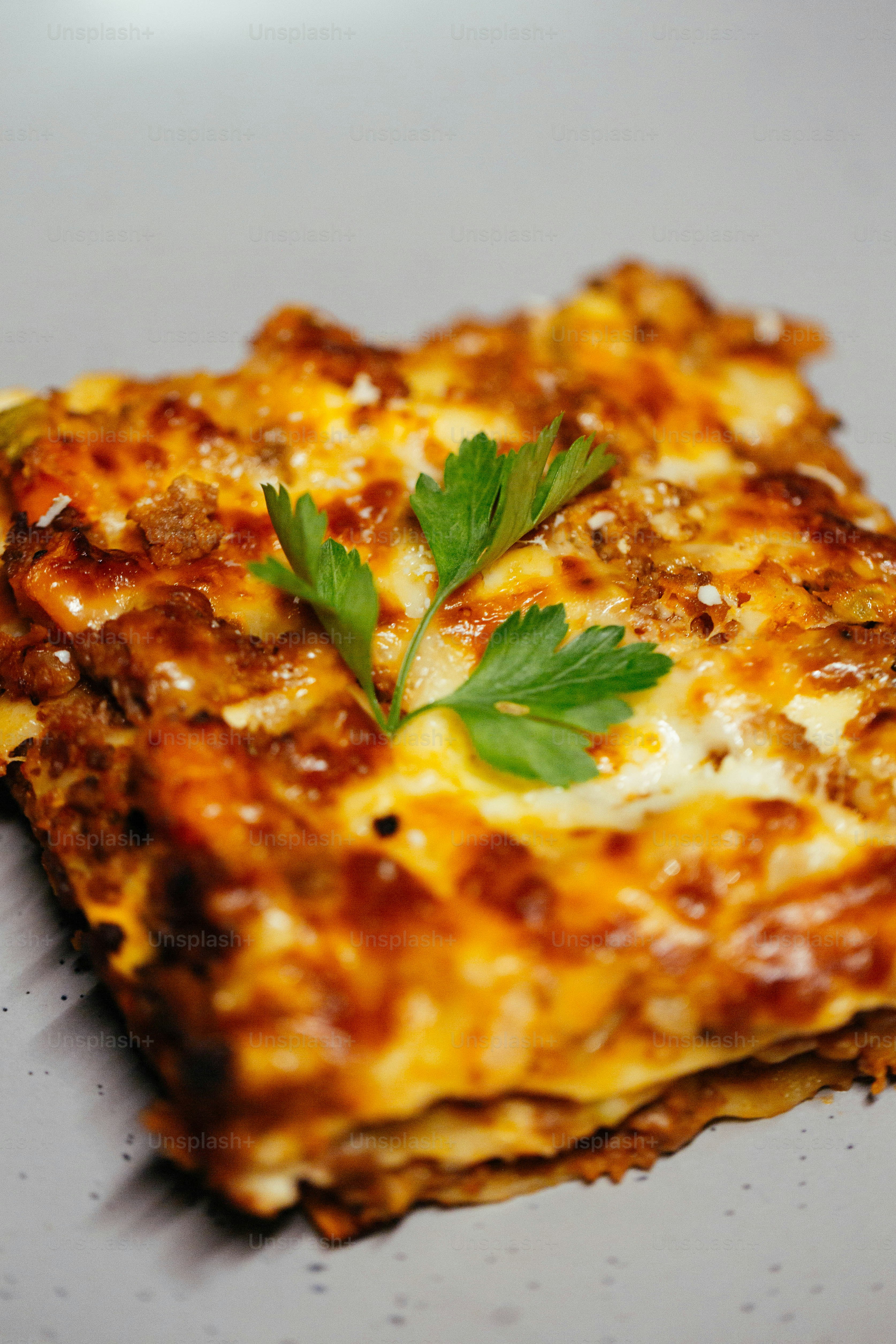 Delicious homemade lasagna at Giambalvo’s