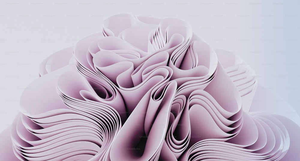 an abstract image of a pink flower on a blue background