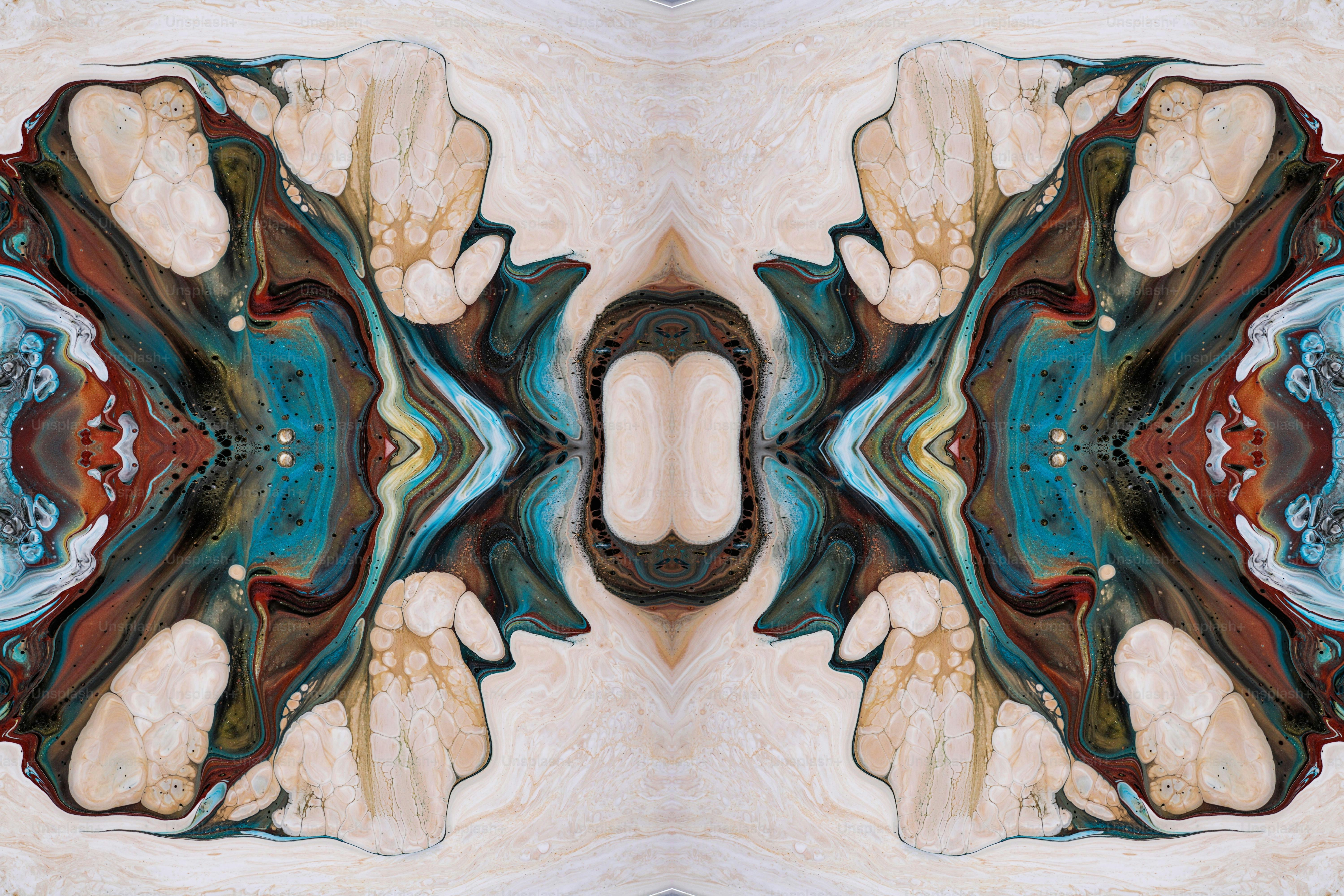 a picture of an abstract design made up of different colors