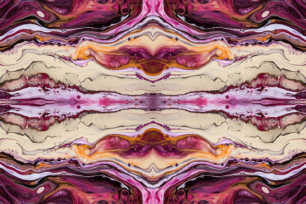 an abstract image of a purple and yellow pattern