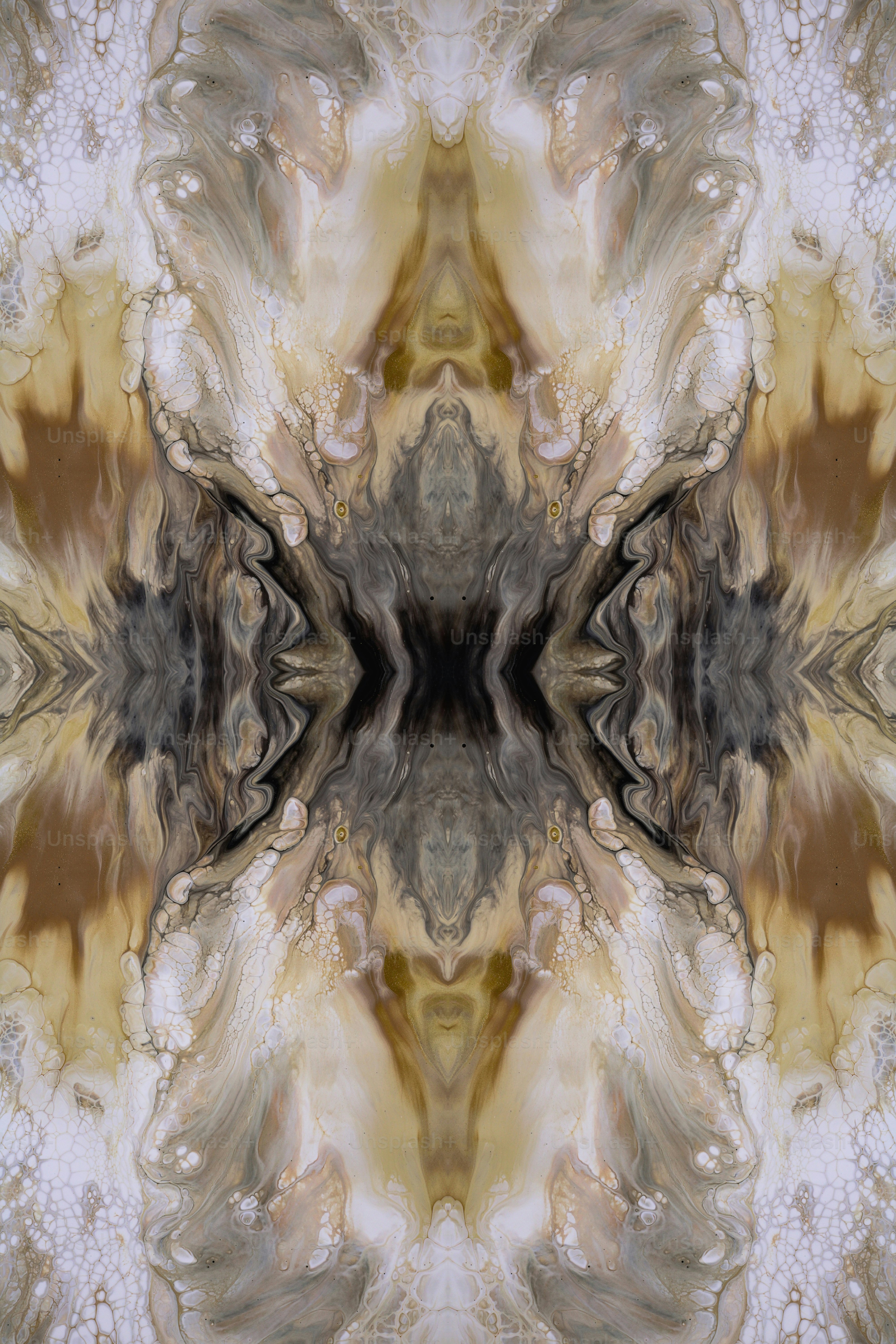 Ein Bild eines abstrakten Designs in Braun- und Beigetönen