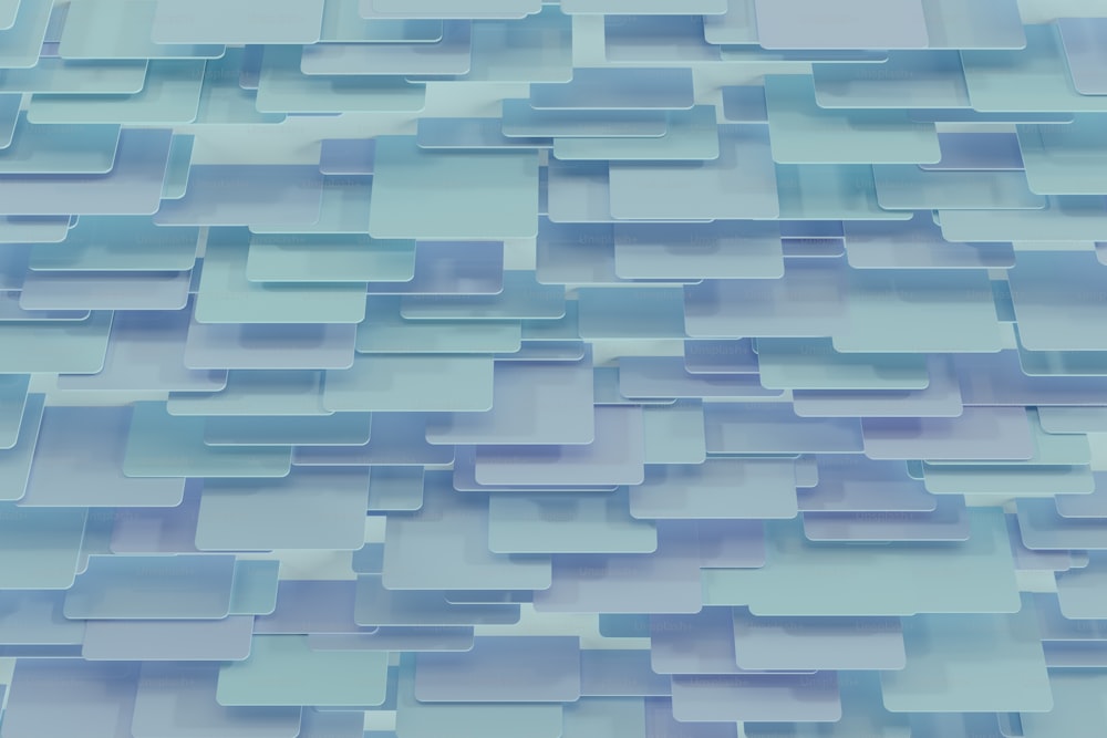 Un fondo abstracto azul con cuadrados y rectángulos
