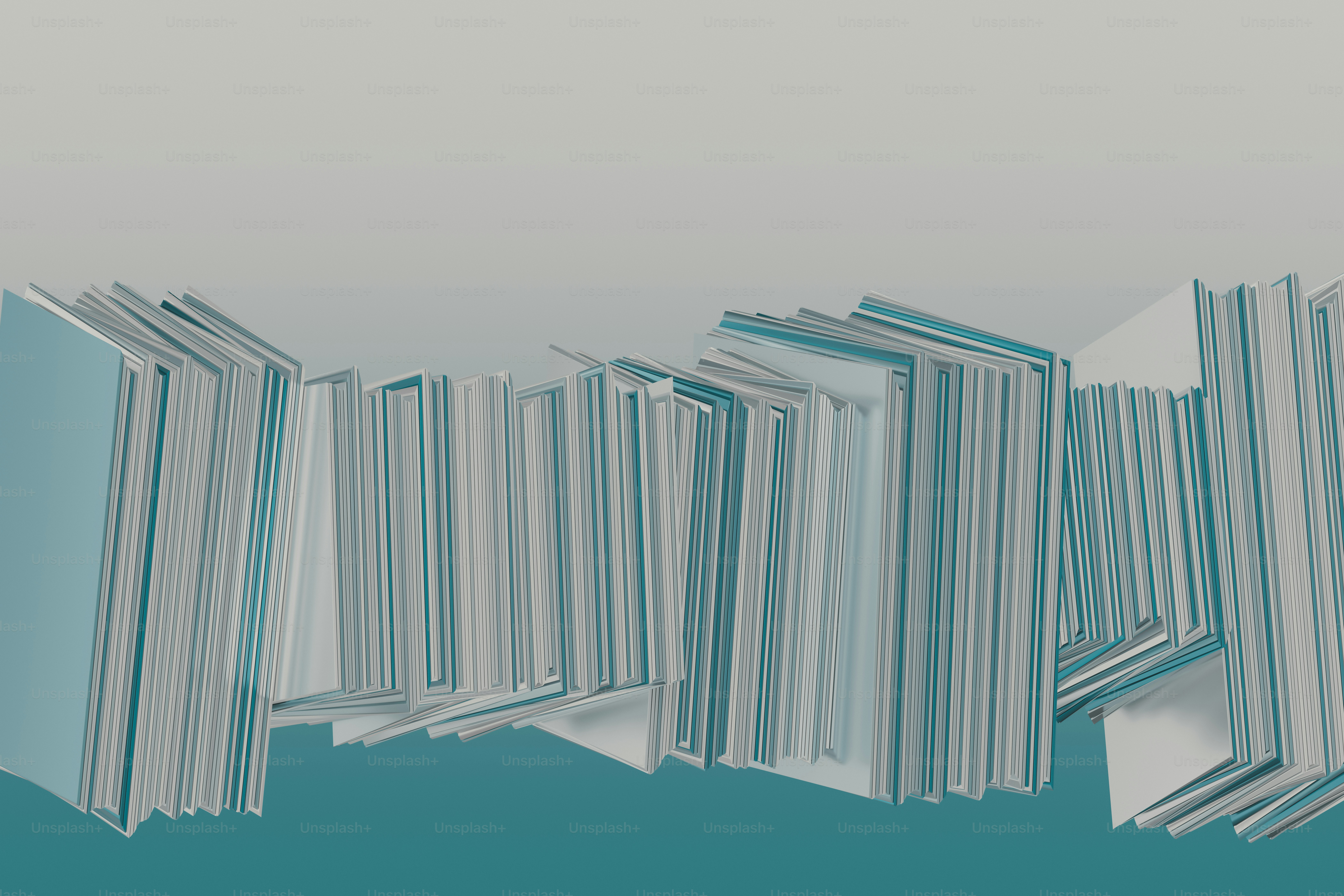 a stack of books sitting on top of each other