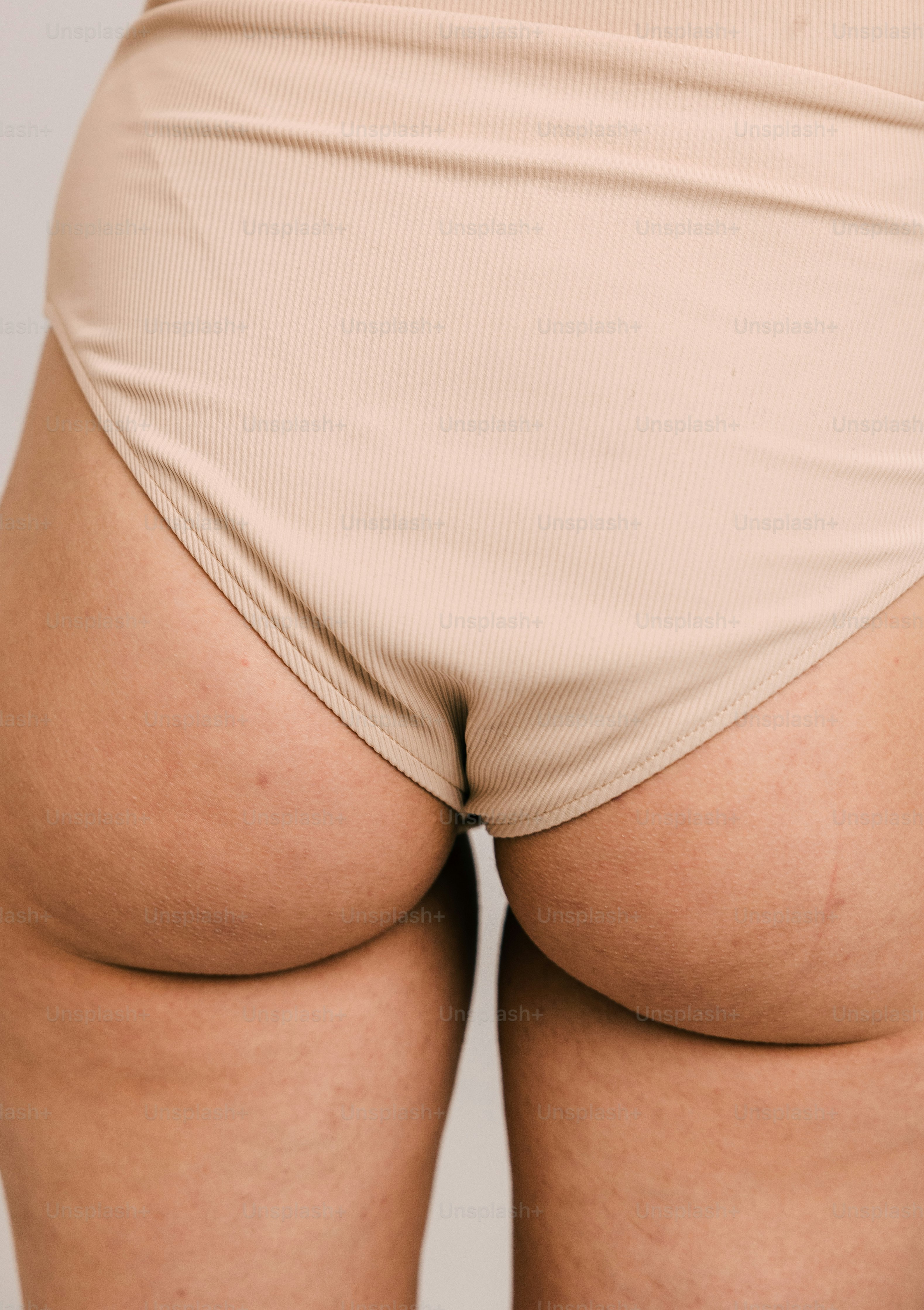a close up of a woman's butt showing her butt