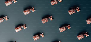 a group of dices sitting on top of a table