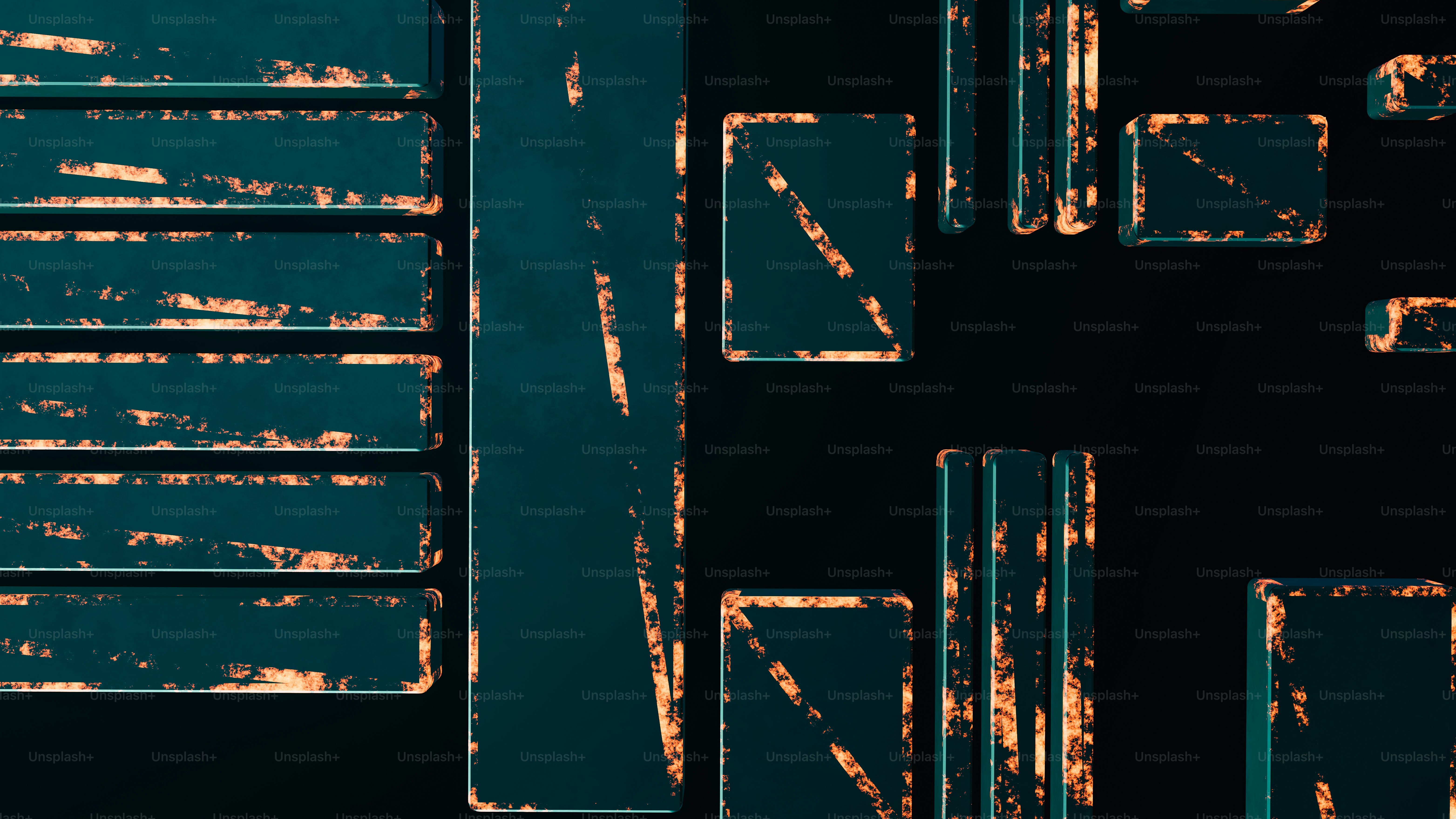 黒い背景に道路標識の接写