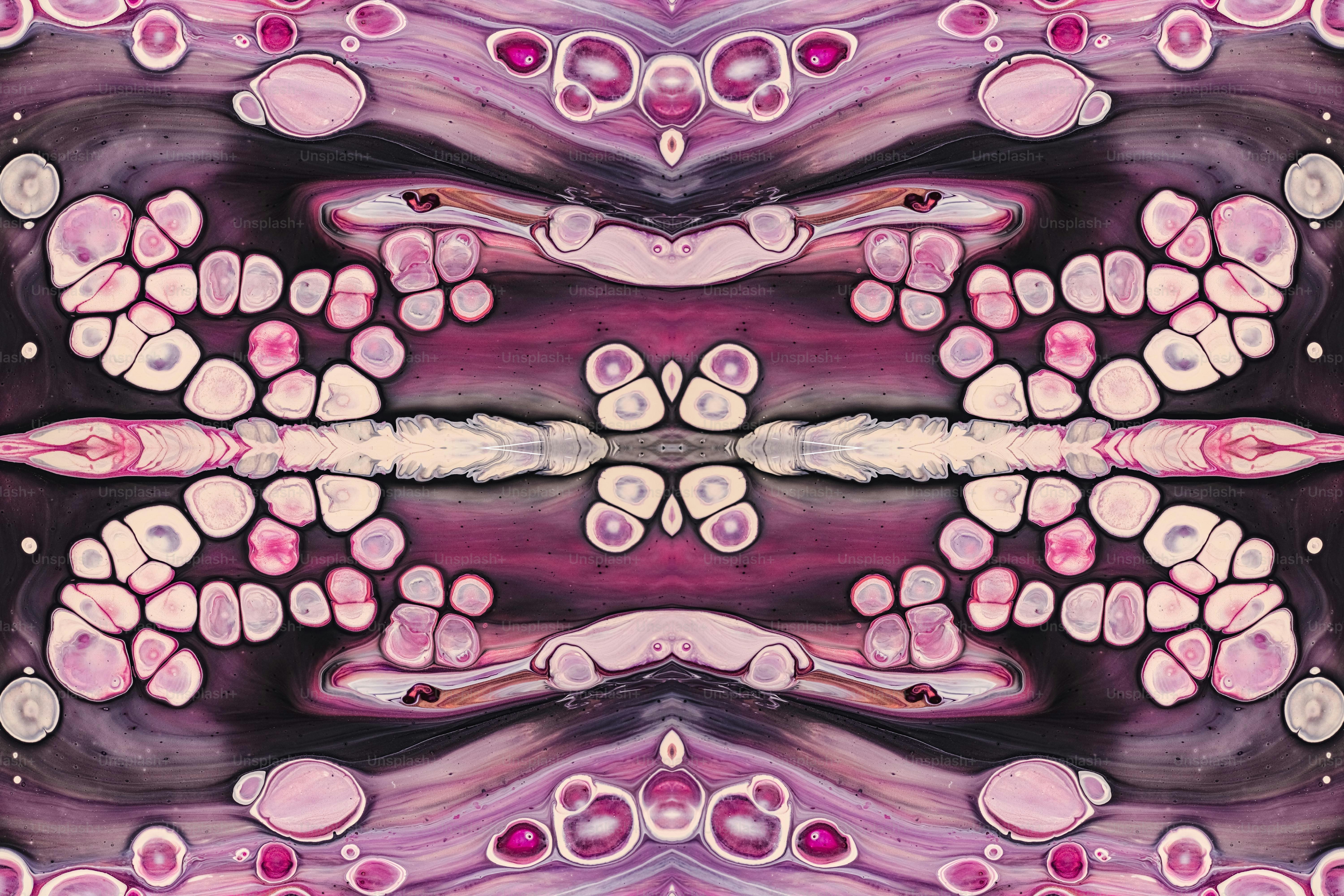 ein Bild eines lila-weißen Musters