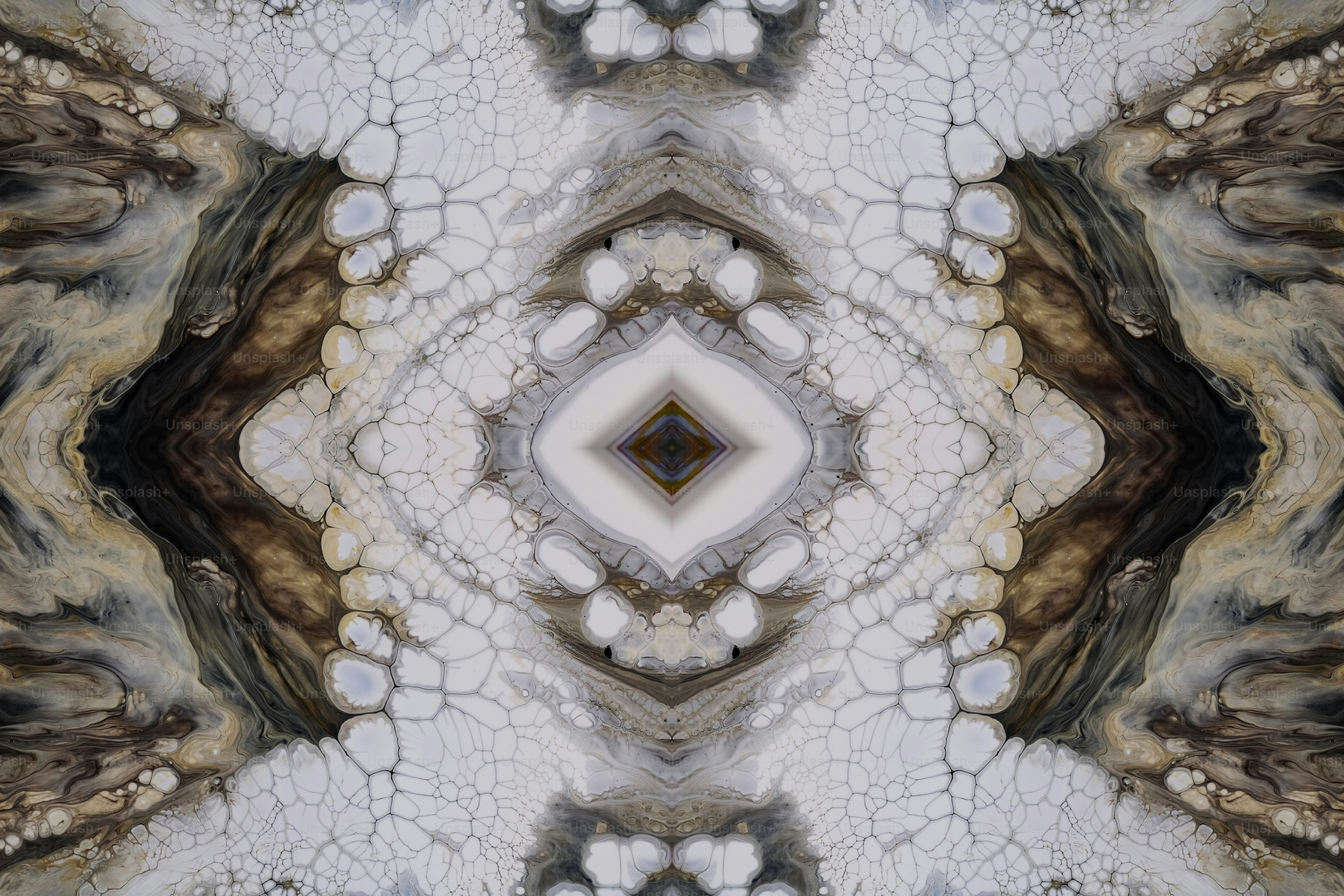 ein Bild eines abstrakten Musters aus verschiedenen Farben