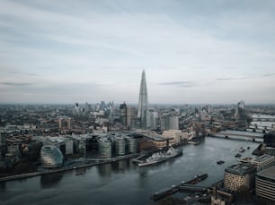 an aerial view of the city of london