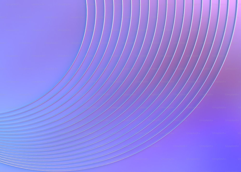 a blue and purple background with wavy lines