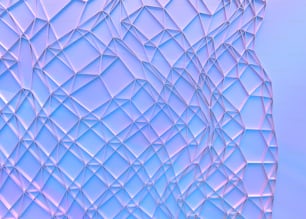 uno sfondo astratto blu con linee e forme