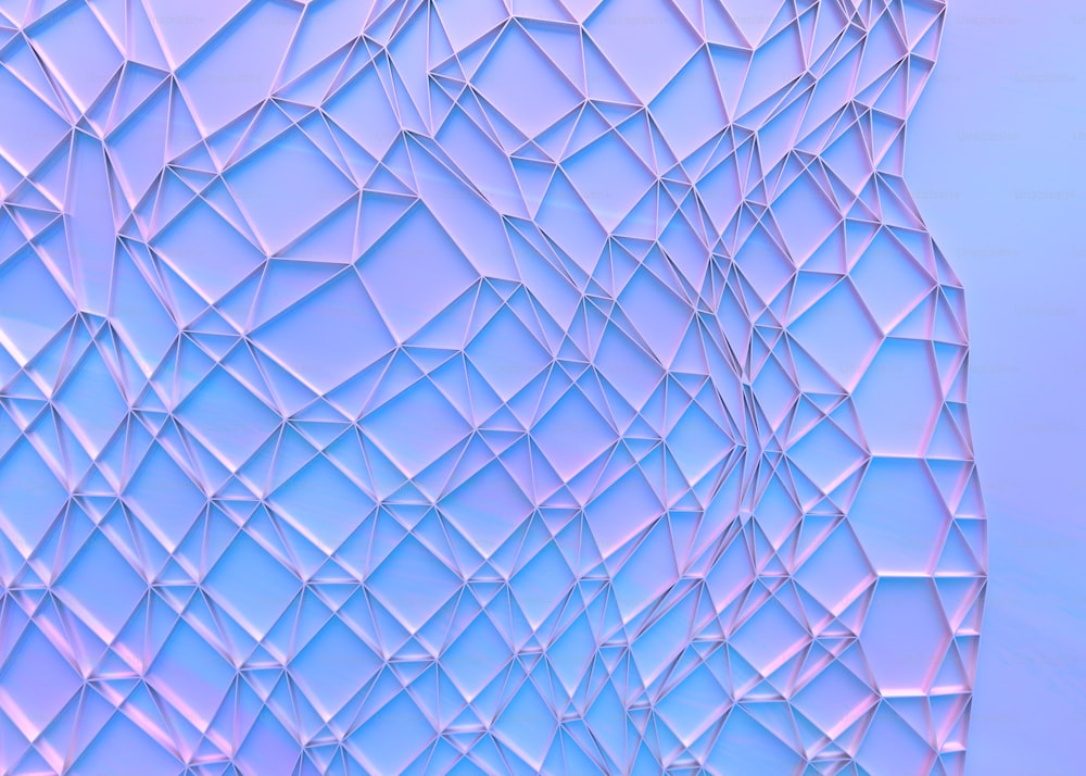 ein blauer abstrakter Hintergrund mit Linien und Formen