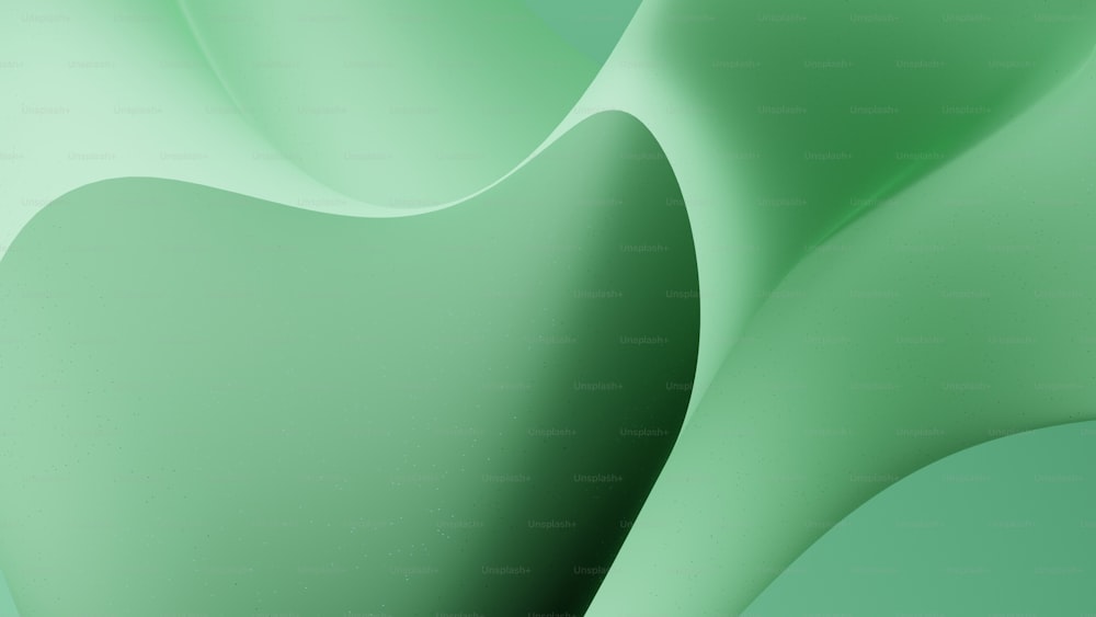 Un primer plano de un fondo abstracto verde