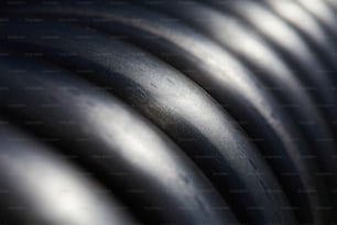 a close up of a bunch of metal rings