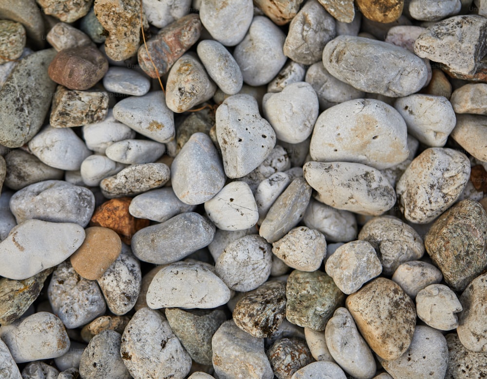 a close up of a bunch of rocks