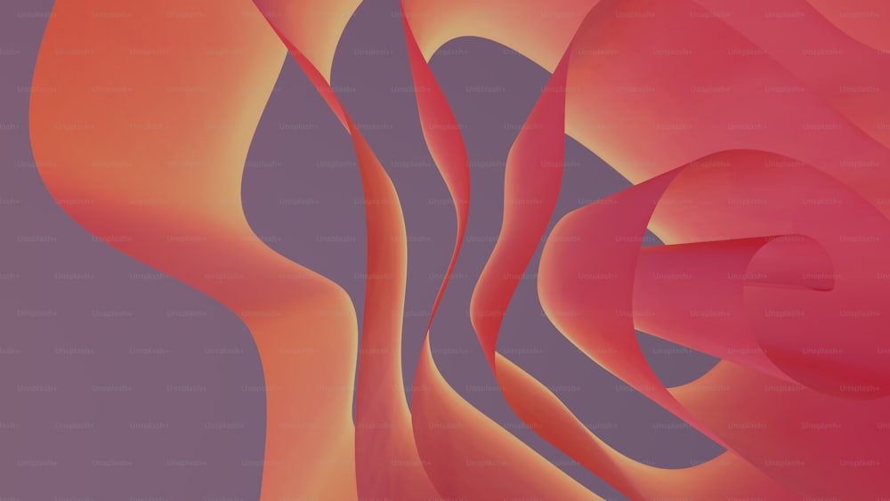 un'immagine generata al computer di un fiore rosa