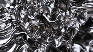 um close up de uma superfície de metal com linhas onduladas
