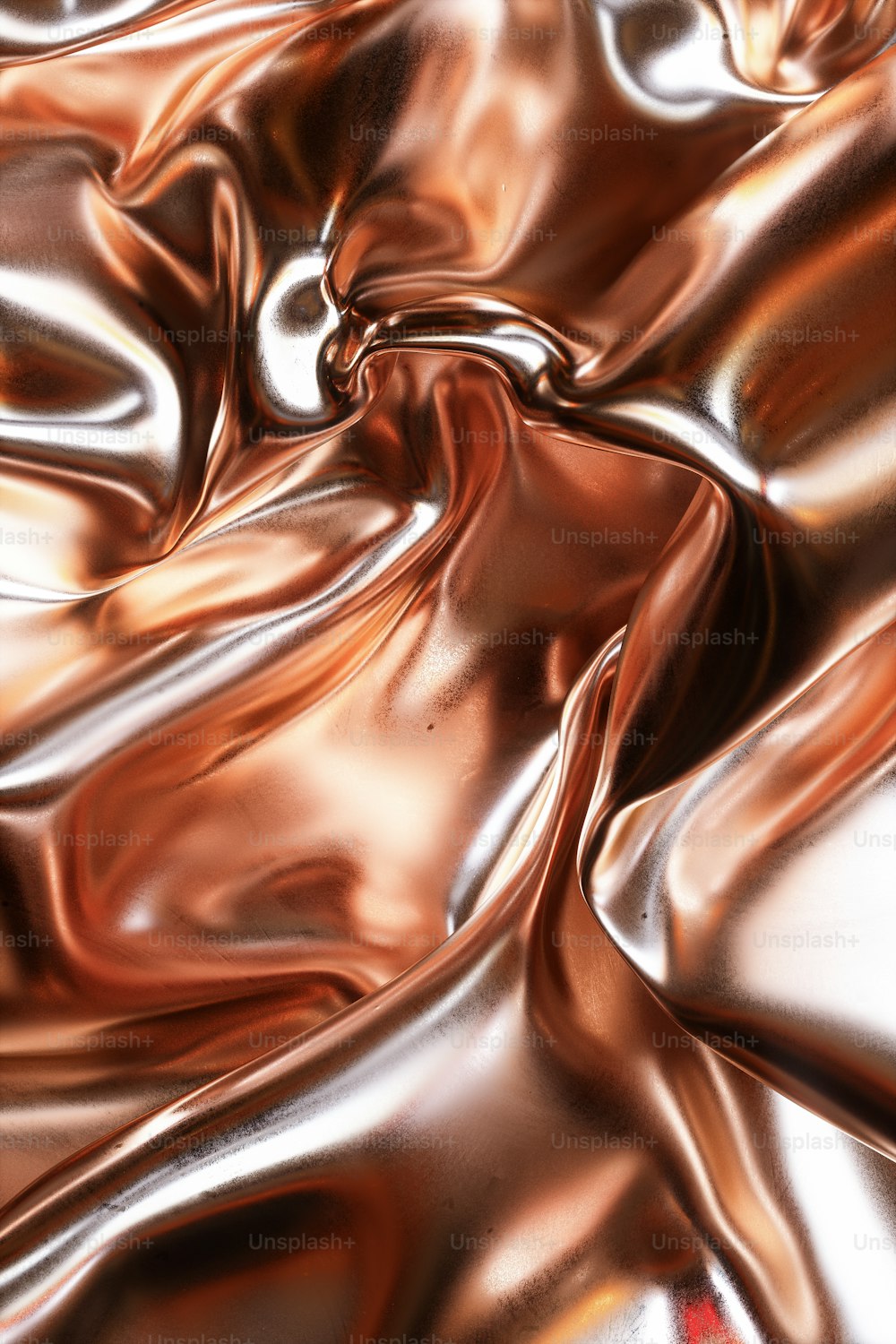 a close up view of a metallic surface