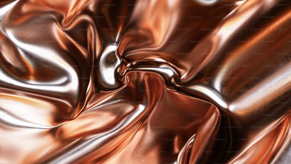 a close up view of a shiny metal surface