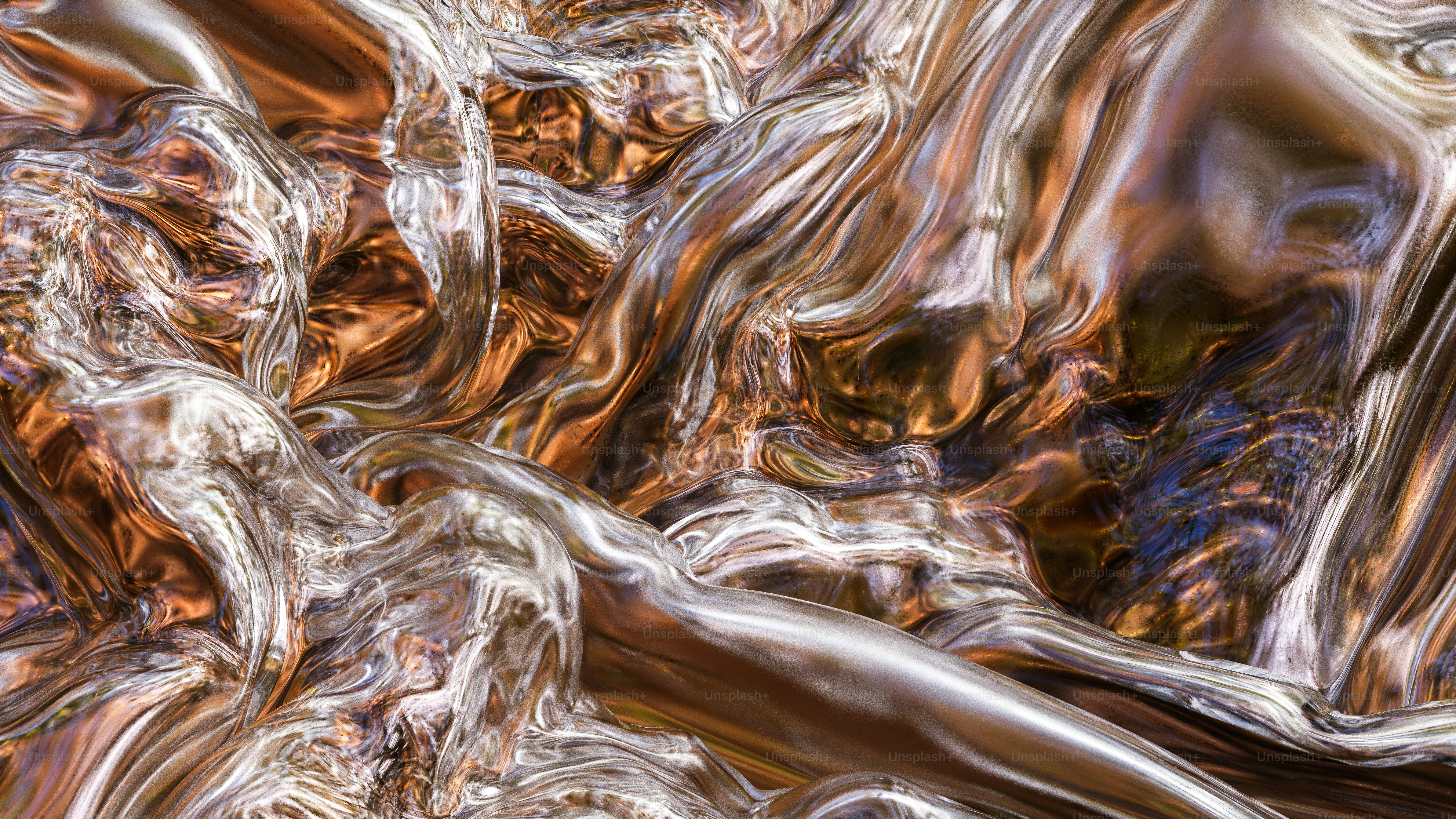 a close up view of a metallic surface
