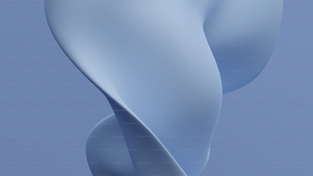 a close up of a blue background with a curved design